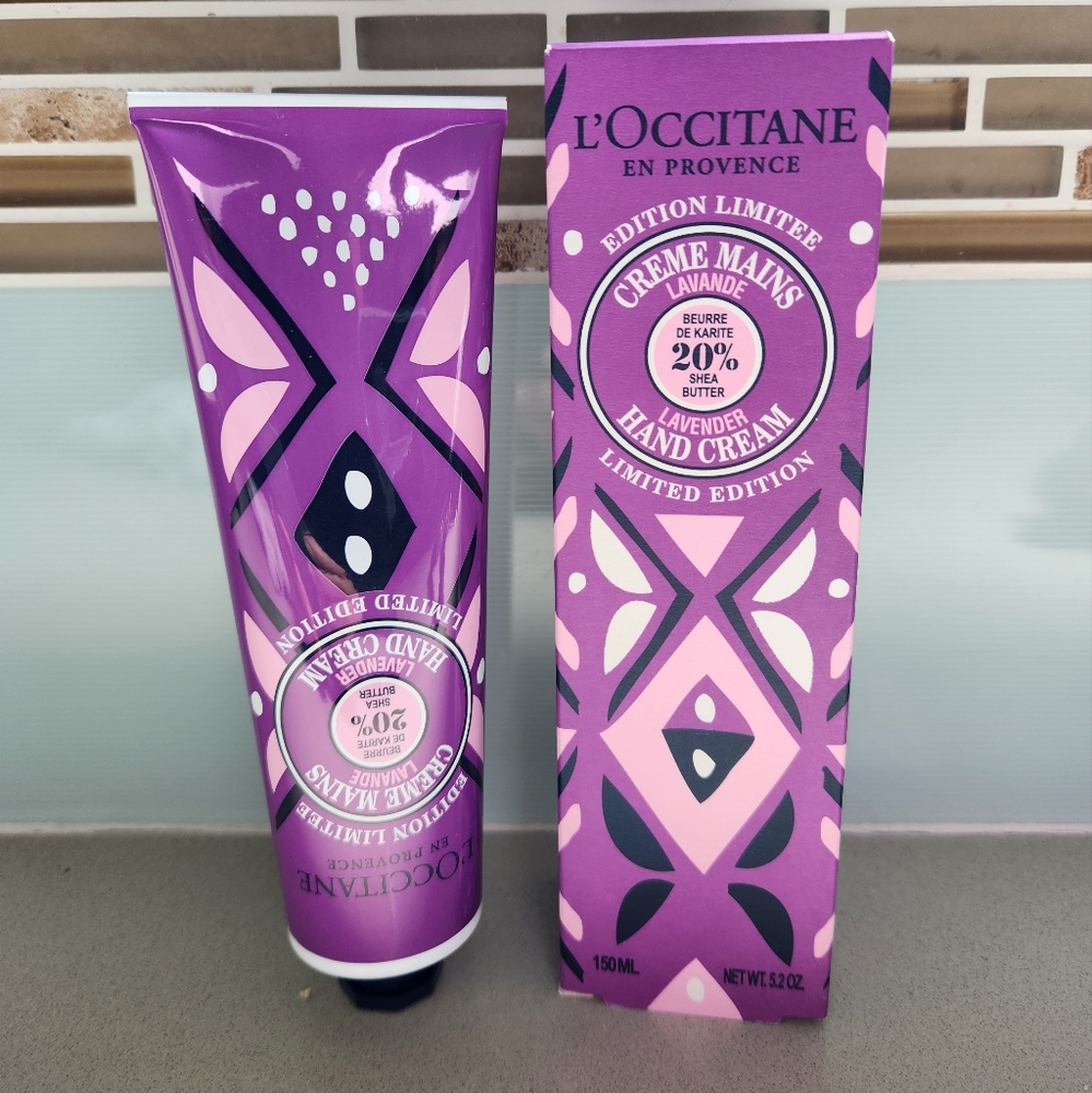 L'Occitane Limited Edition Shea Lavender Hand Cream **NEW